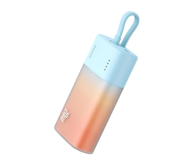 Baseus Powerbank Popsicle 5200mAh 20W z  kablem niebiesko-pomarańcz - 1502077 - zdjęcie 3